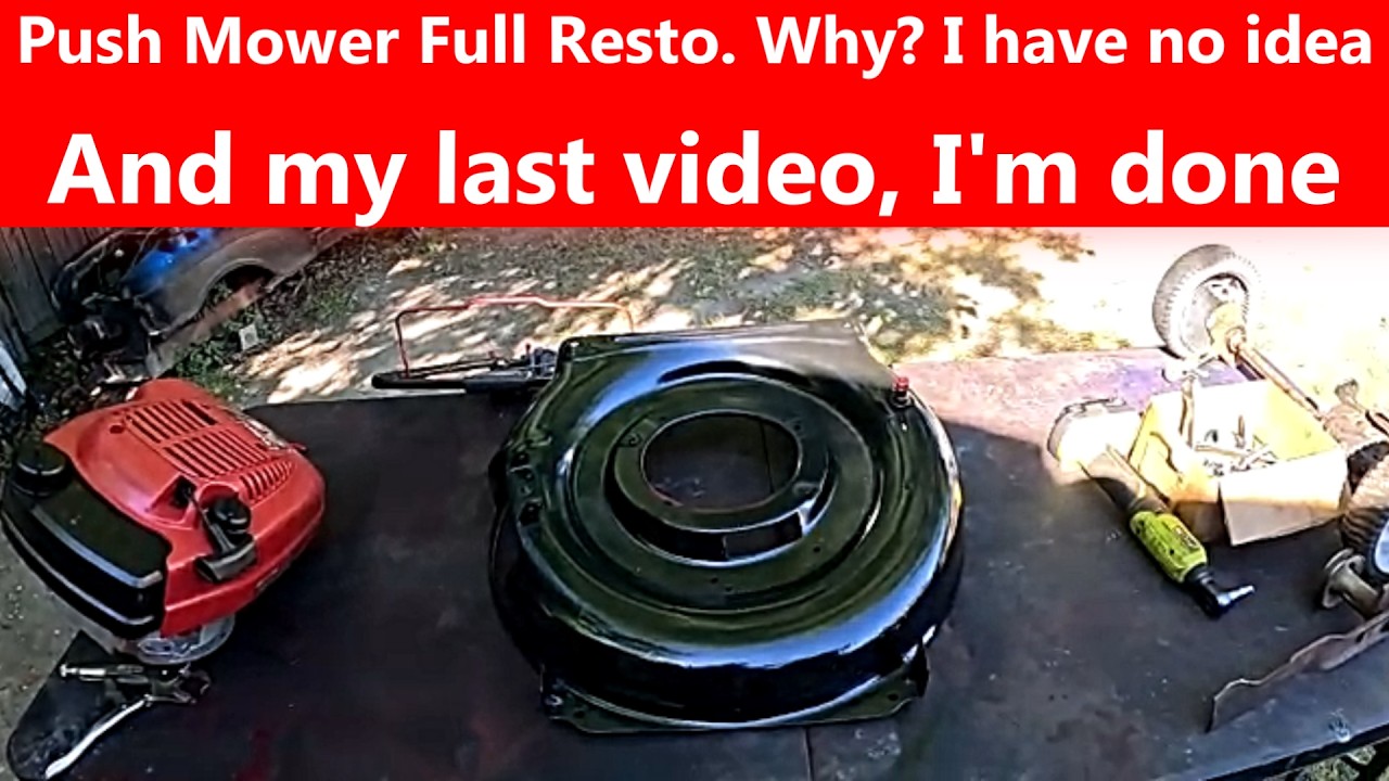 Push Mower Modifications Push mower restoration And probably my last video, I'm done - YouTube