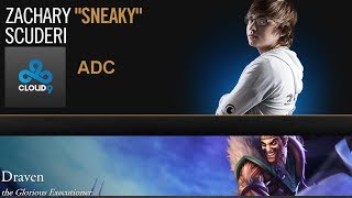 C9 Sneaky - Draven vs Corki- ADC «Patch 4.5»