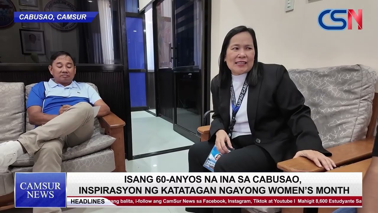 Isang 60-anyos na ina sa Cabusao, CamSur inspirasyon mg katatagan ngayong women's month