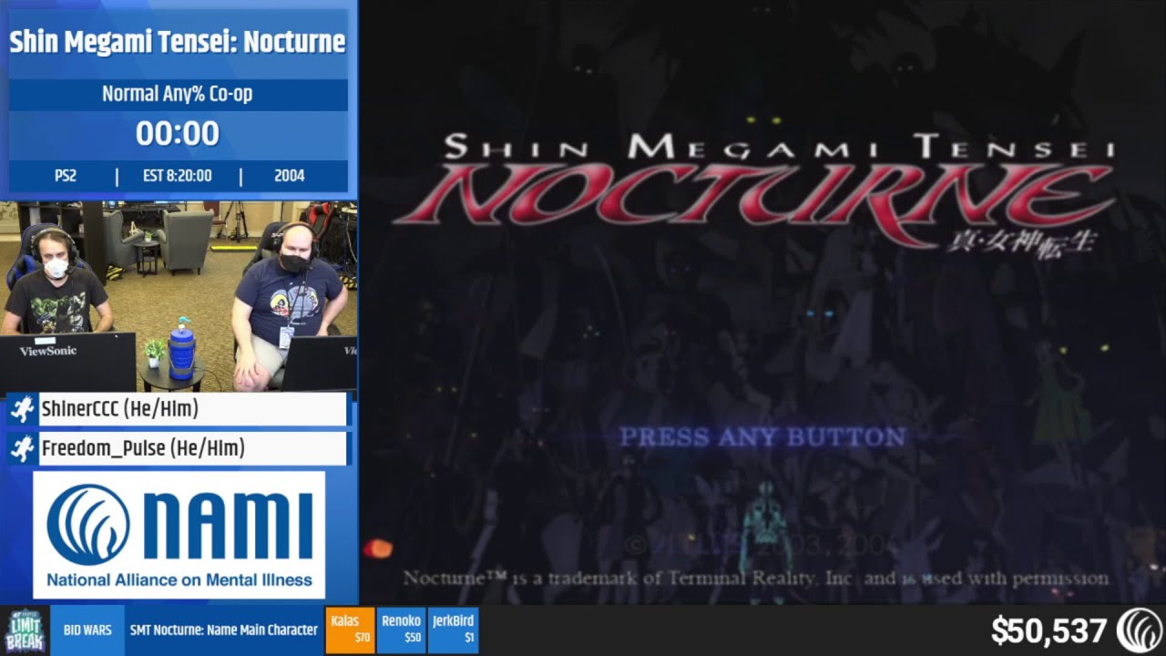 Shin Megami Tensei: Nocturne by ShinerCCC & Freedom_Pulse - RPG Limit Break 2022