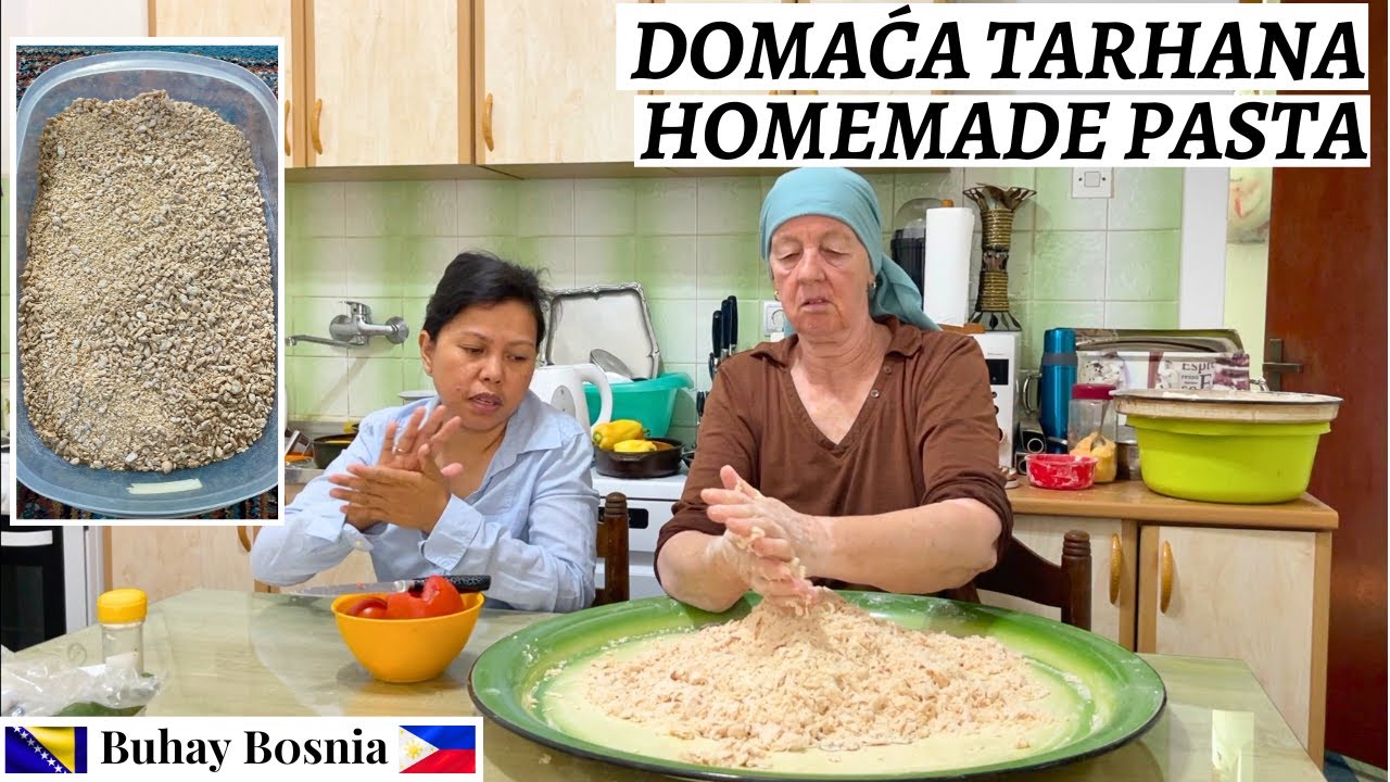 Bosanska tarhana recept na Nana Behija nacin | Mother in-law's homemade pasta for soup