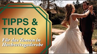 Tipps für den Hochzeitstanz | Wie tanze ich in einem ausladenden Kleid | Tanzen lernen