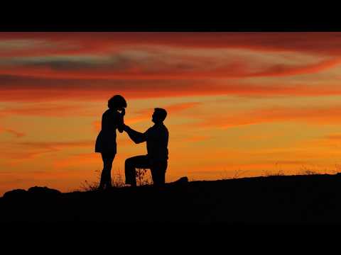 Beautiful sunset Mount Tamalpais proposal