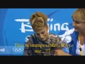 Five rhythmic gymnastics routine from a different view