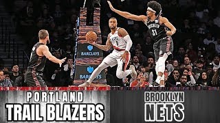 Portland Trail Blazers vs Brooklyn Nets - Full Game Highlights - February 21, 2019