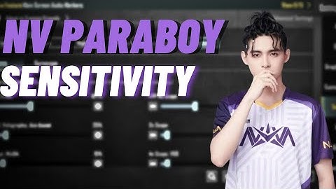 PARABOY SENSITIVITY || NV-PARABOY LATEST SENSITIVITY || #BGMI