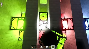Minecraft RTX demonstration - Lighting, light colors, reflectivity