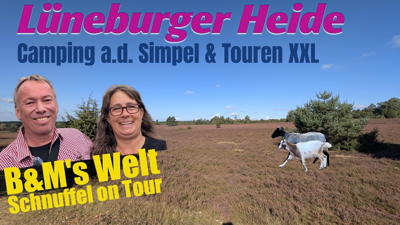Lüneburger Heide - Campingplatz auf dem Simpel und Tourenvorschläge