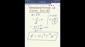 Trick for Dimensional Formula of Electric Flux #dimensionformula #dimensional #kota