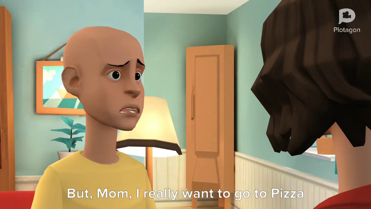 Caillou misbehaves at Pizza Hut/Grounded - Caillou misbehaves at Pizza Hut/Grounded
