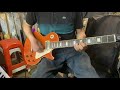 BURNY RLG 55 FLAMED TOP M I JAPAN   PRUEBA DE COMO SUENA LA GUITARRA