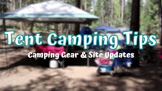 Tent Camping Tips: Update to Our Camping Gear and Site - 2022