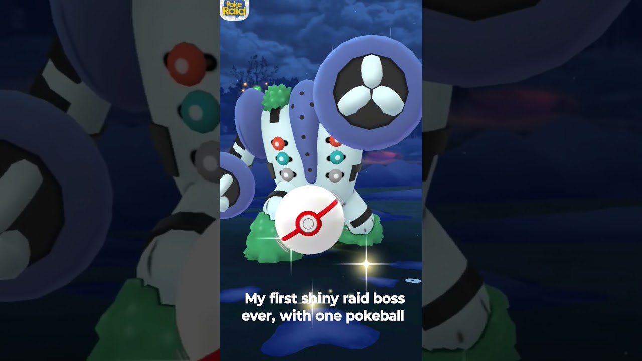 My first shiny raid boss! EVER!!