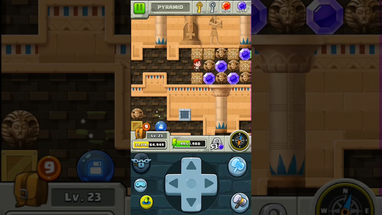 Diamond Quest Pyramid Stage 1 | All Gems Easy Way