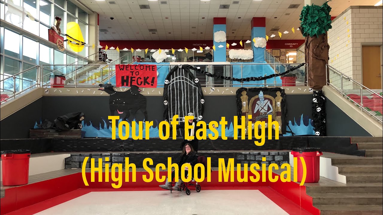 Tour Of East High School In Salt Lake City, Utah (A.K.A Hsm School) Floor B  & A - Youtube