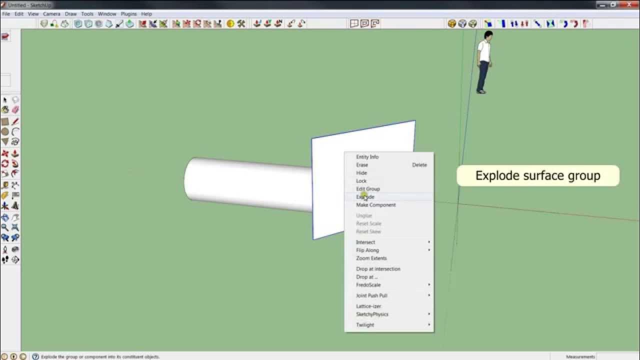 gift Betydning diakritisk Sketchup Tutorial QuickTip "Cut Object" - YouTube