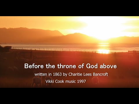 Before The Throne Of God Above Hymn, With Lyrics. Singer Wendy Ritchie