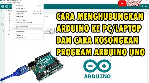 Koneksikan USB Arduino Ke PC/Laptop Program Arduino Uno #arduino #uno