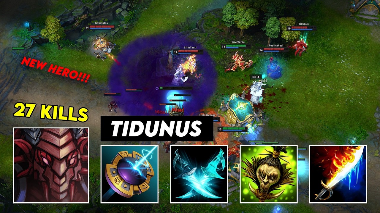 NEW HERO!!! HON Reborn Ravenor - Tidunus 27 Kills