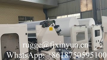High speed automatic rewinding maxi roll paper making machine