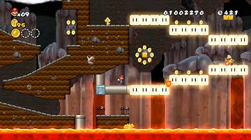 Mario and the Glow Blocks REVISITED New Super Mario Bros Wii Custom Level (1080p60fps)