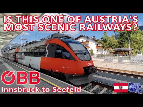 STUNNING TRIP from Innsbruck into the Mountains / ÖBB Austrian Regional Train Review