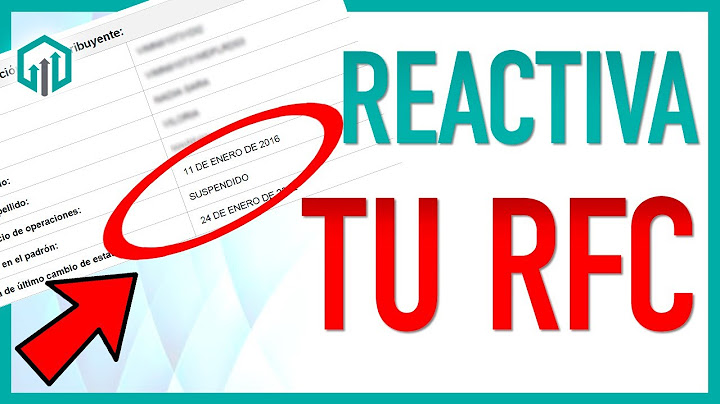 CÓMO REACTIVAR MI RFC SI ESTOY COMO SUSPENDIDO | BÁSICOS DEL SAT | CURSO DEL #SAT