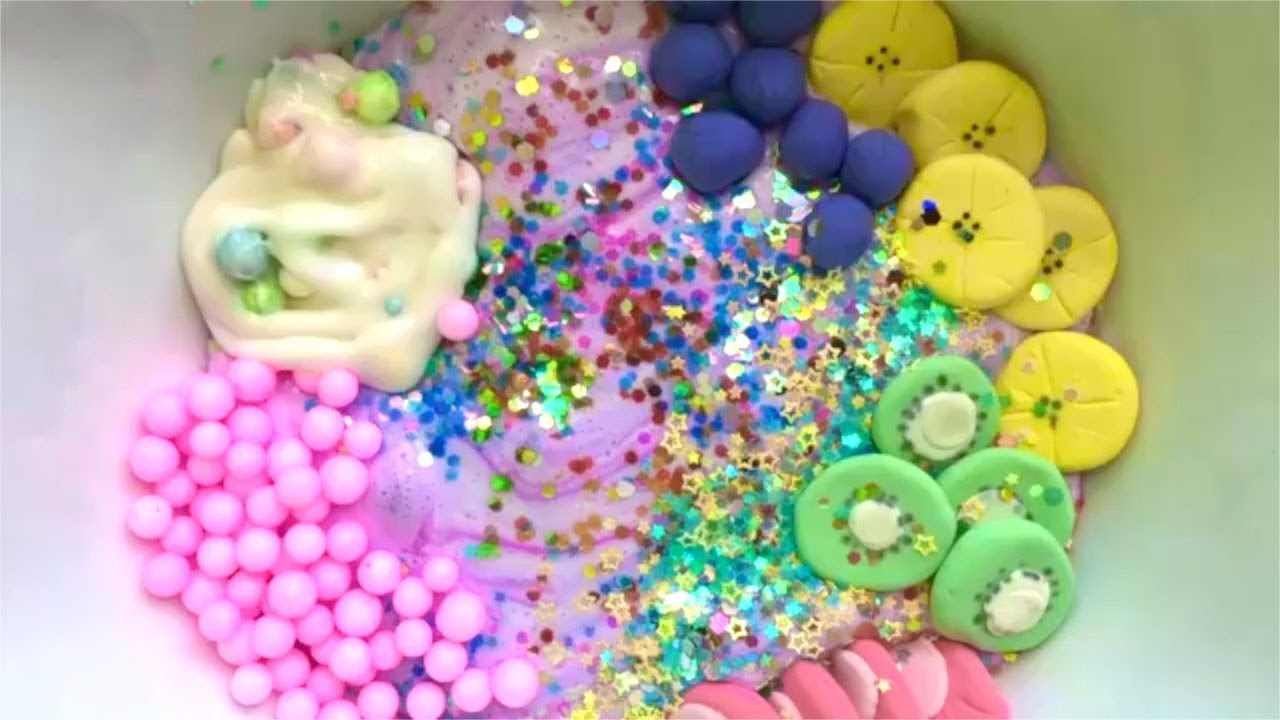 Satisfying Slime Smoothie Compilation! ASMR  Mixing And Poking (#26)