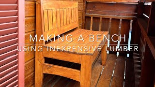 Making a Bench for the Balcony