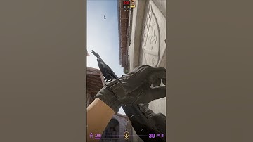 EASY FLASH LONG IF THE ENEMY IS PUSHING LONG ON INFERNO #cs2 #shorts
