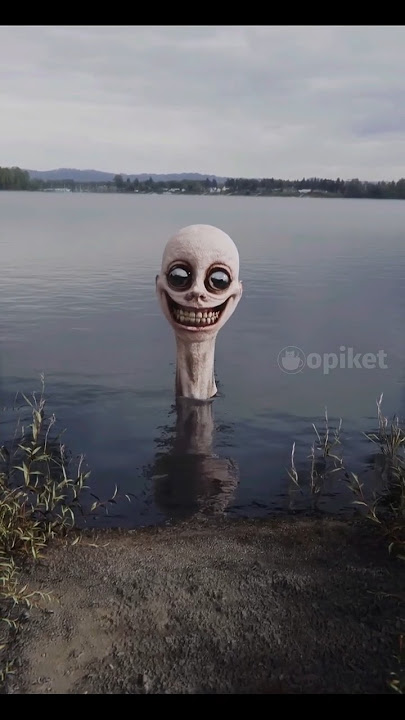 bald ghost‼️ His neck is SO scary, as long as a boba straw 😱