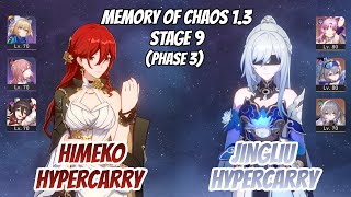 Himeko Hypercarry & Jingliu Hypercarry Memory of Chaos Stage 9 (3 Stars) | Honkai Star Rail