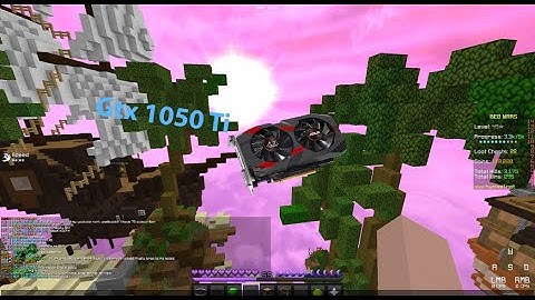 (Minecraft) Hypixel Bedwars Gtx 1050 Ti Fps Benchmark