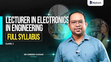 Lecturer in Electronics Engineering - Govt Polytechnic Colleges - Full syllabus | PSC Coaching
