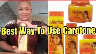 BEST AND SAFE WAY TO USE CAROTONE // EVERYTHING YOU MUST KNOW BEFORE USING CAROTONE LOTION
