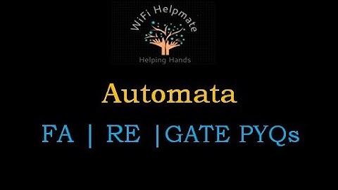 Finite Automata | Regular Expression | GATE PYQs