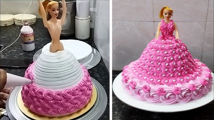 Décoration de gâteau Barbie