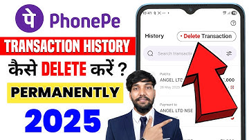 Phone Pay Ki History Kaise Delete Hota Hai | How To Delete Phonepe History | Phonepe History Delete