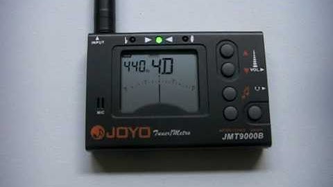 JMT-9000 Chromatic Tuner/Metronome (Tuning an Electric)