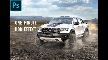 1-Minute Photoshop - Juicy HDR Effect