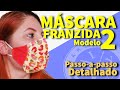 MÁSCARA DE PROTEÇÃO FRANZIDA 2 - FAMÍLIA DIY