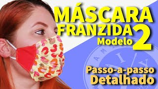 MÁSCARA DE PROTEÇÃO FRANZIDA 2 – FAMÍLIA DIY