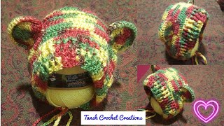 Newborn  to 6 Month baby Woolen Cap / Winter Cap - Tansh Crochet Creations