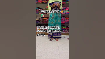 Handloom Beautiful Sambalpuri Cotton Saree Wholesale Price Maaashiv Handloom Wholesaler 