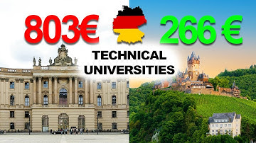 I compared Student Rent with Technical Universities across Germany...