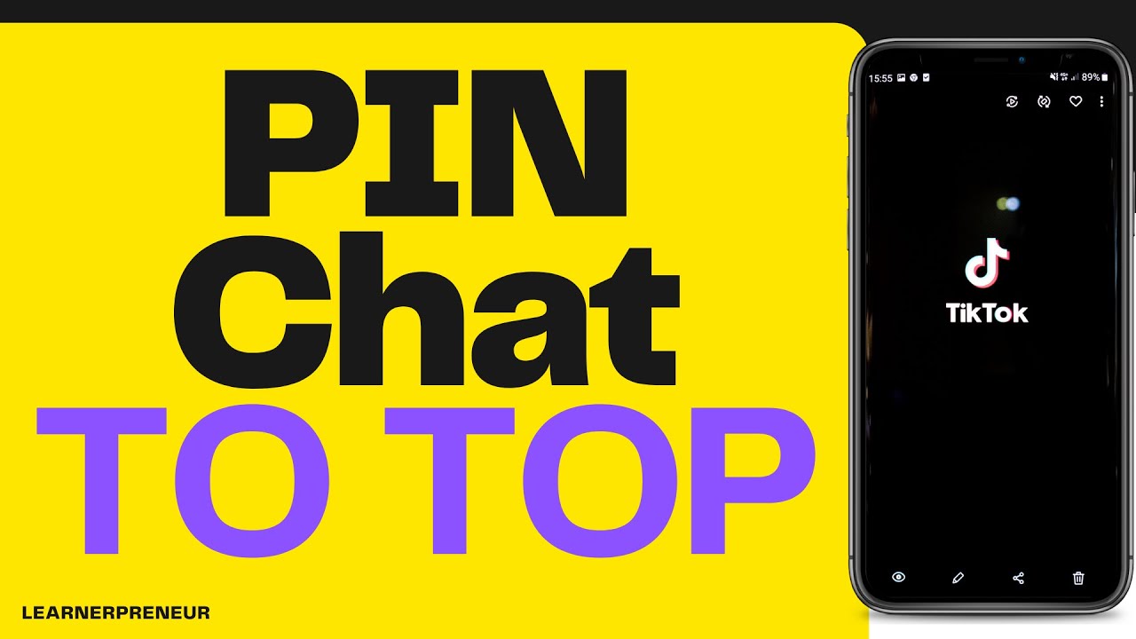 How to Bring a CHAT to the TOP on TIKTOK PIN Chat YouTube