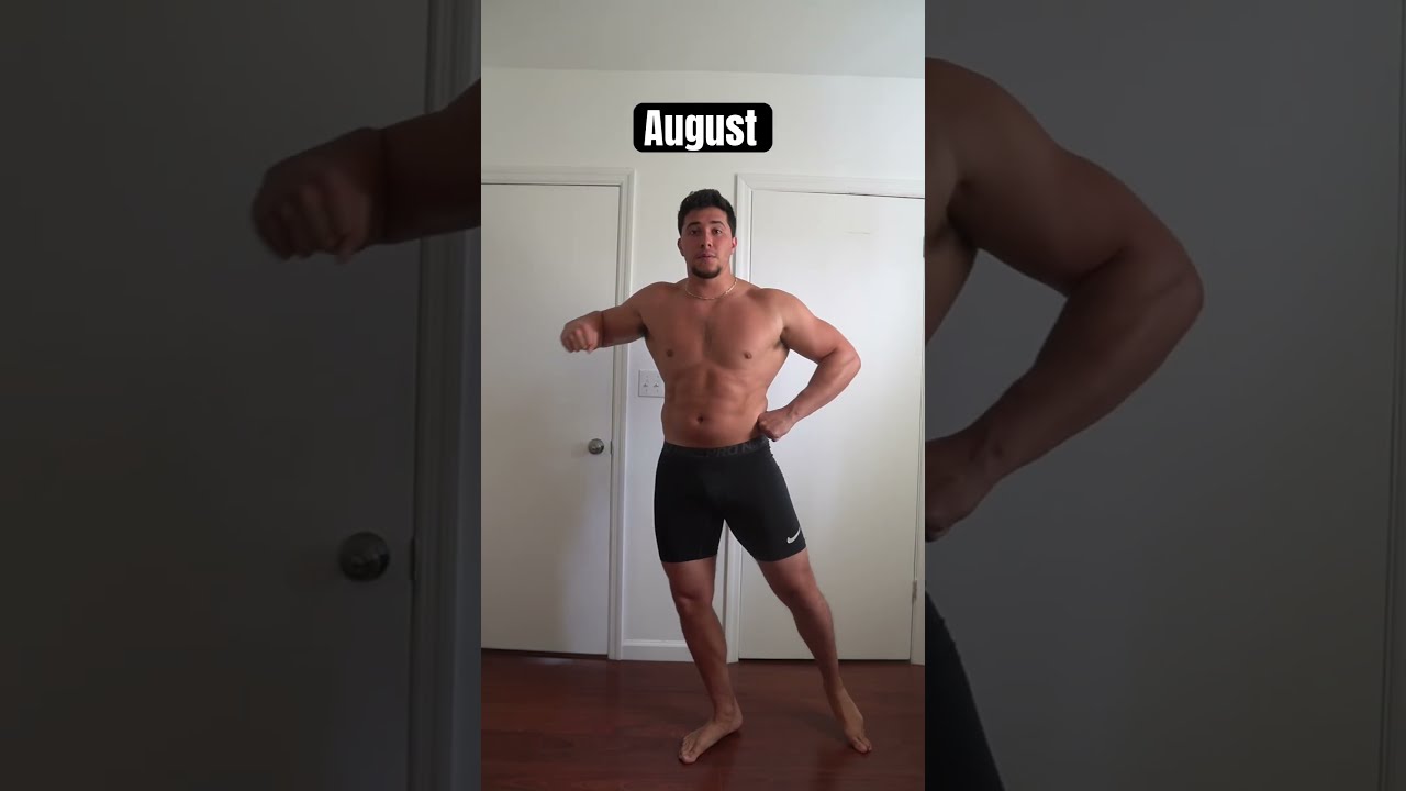 60lb Natural Bulk To Cut Fat Loss Transformation Shorts