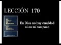 Lección 170 Un Curso de Milagros