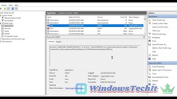 How to Fix Event ID 455 ESENT Error in Windows 10 - Working