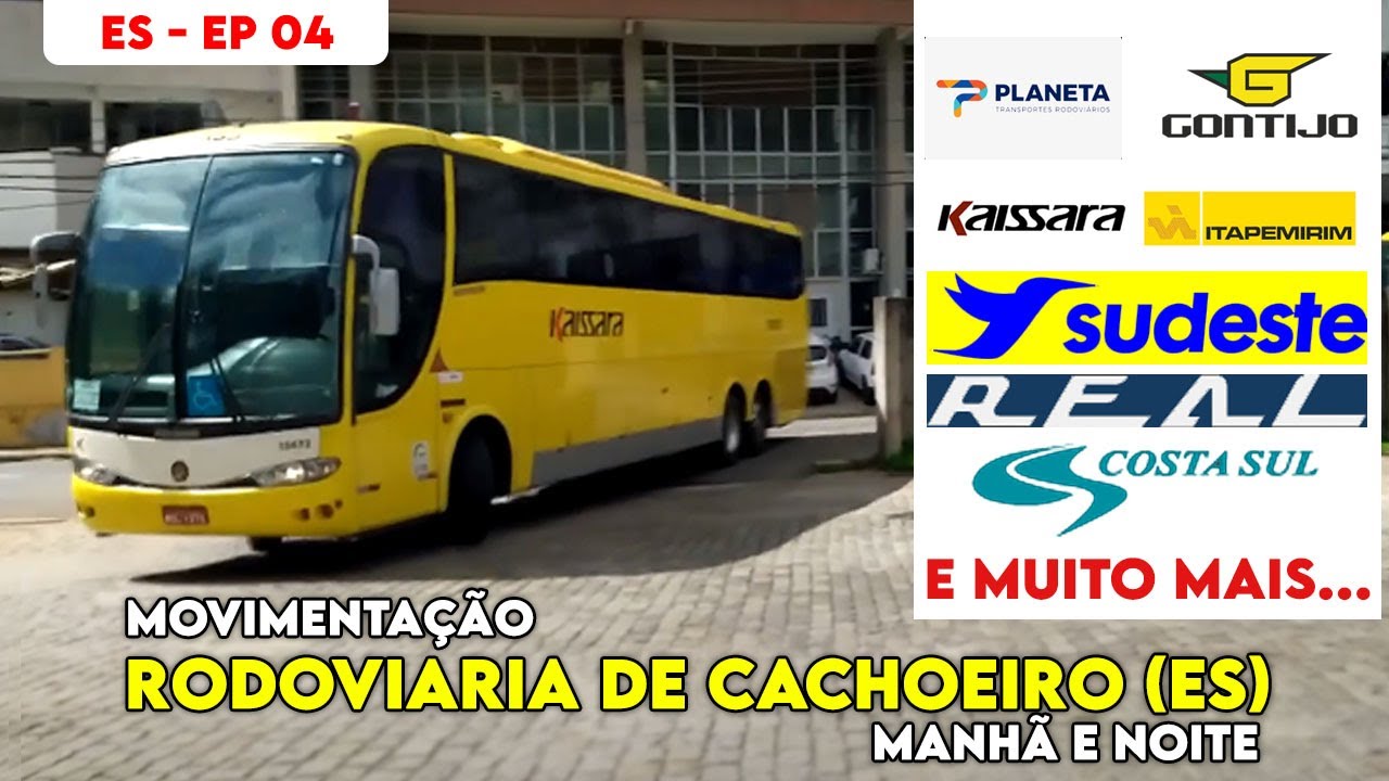 MOVIMENTAÇÃO DE ÔNIBUS + LINHAS - RODOVIÁRIA DE CACHOEIRO DE ITAPEMIRIM ...